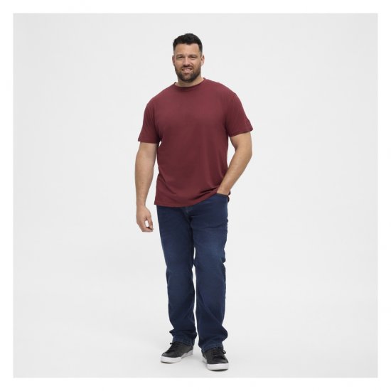 North Latitude T-Shirt O-Neck Bordeaux - Marškinėliai - Marškinėliai - 2XL-14XL