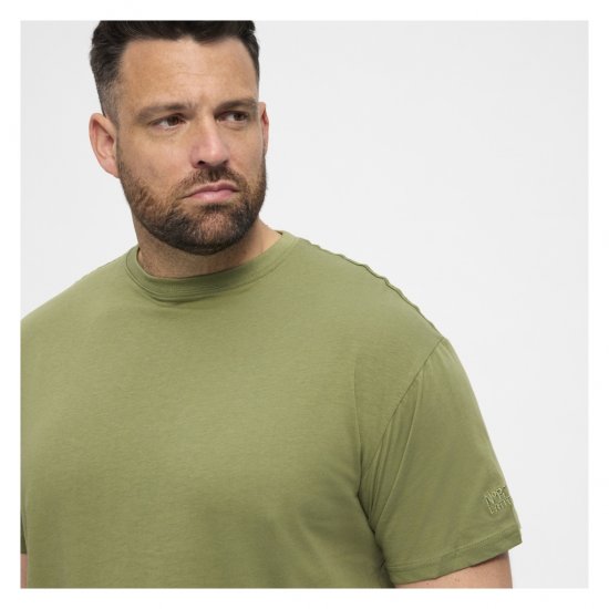 North Latitude T-Shirt O-Neck Olive Green - Marškinėliai - Marškinėliai - 2XL-14XL