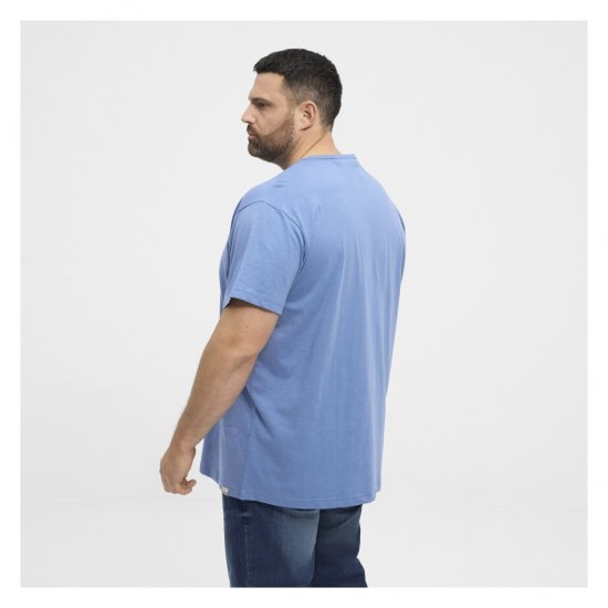 North Latitude Denim Printed Logo T-Shirt Dusty Blue - Marškinėliai - Marškinėliai - 2XL-14XL