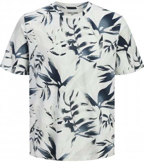 Jack & Jones Honolulu T-Shirt White - Marškinėliai - Marškinėliai - 2XL-14XL
