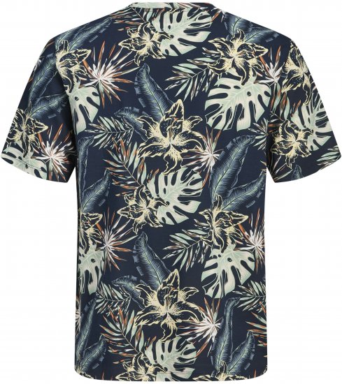 Jack & Jones Honolulu T-Shirt Navy - Marškinėliai - Marškinėliai - 2XL-14XL