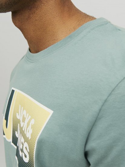 Jack & Jones Logan T-Shirt Grey - Marškinėliai - Marškinėliai - 2XL-14XL