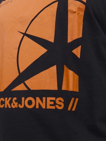 Jack & Jones Conrad T-Shirt Black - Marškinėliai - Marškinėliai - 2XL-14XL