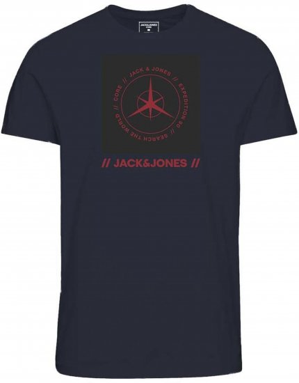 Jack & Jones Conrad T-Shirt Navy - Marškinėliai - Marškinėliai - 2XL-14XL