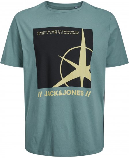Jack & Jones Conrad T-Shirt Grey - Marškinėliai - Marškinėliai - 2XL-14XL