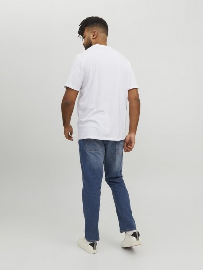 Jack & Jones Conrad T-Shirt White - Marškinėliai - Marškinėliai - 2XL-14XL
