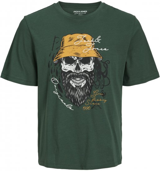 Jack & Jones Roxbury T-Shirt Green - Marškinėliai - Marškinėliai - 2XL-14XL
