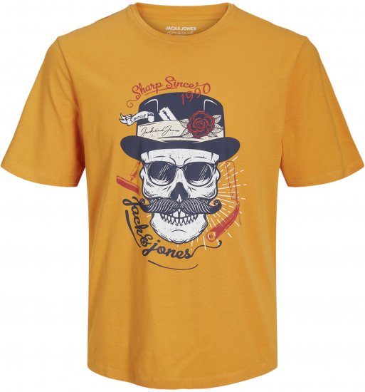 Jack & Jones Roxbury T-Shirt Orange - Marškinėliai - Marškinėliai - 2XL-14XL