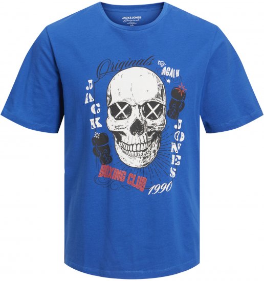 Jack & Jones Roxbury T-Shirt Blue - Marškinėliai - Marškinėliai - 2XL-14XL