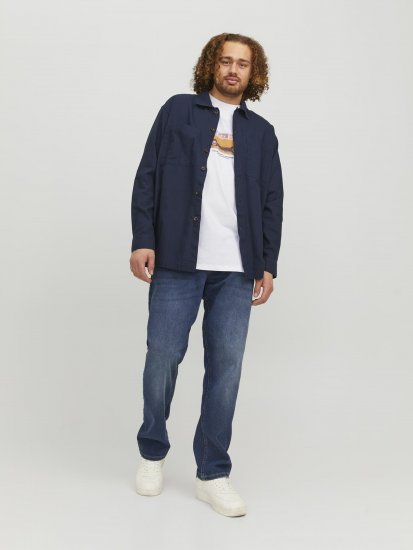 Jack & Jones Copenhagen Photo T-Shirt White - Marškinėliai - Marškinėliai - 2XL-14XL