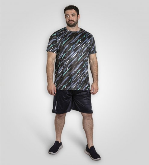 D555 Nottingham T-shirt Lightweight Black - Marškinėliai - Marškinėliai - 2XL-14XL