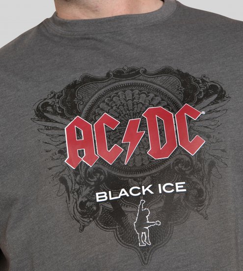 D555 Clydebank T-Shirt Official AC/DC Black Ice Grey - Marškinėliai - Marškinėliai - 2XL-14XL