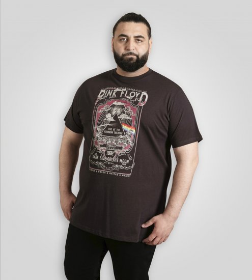 D555 Blackpool T-Shirt Official Pink Floyd Black - Marškinėliai - Marškinėliai - 2XL-14XL