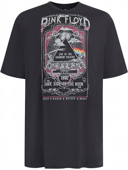 D555 Blackpool T-Shirt Official Pink Floyd Black - Marškinėliai - Marškinėliai - 2XL-14XL