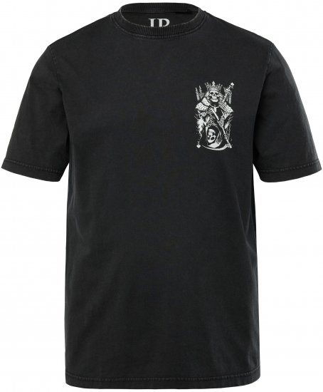 JP1880 T-Shirt Vintage Skeleton Black - Marškinėliai - Marškinėliai - 2XL-14XL