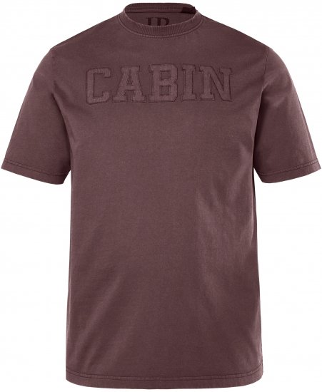 JP1880 T-Shirt Cabin Vintage Mocha TALL - VYRIŠKI DRABUŽIAI MT-6XLT - Drabužiai aukštiems vyrams