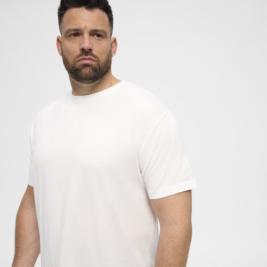 North Latitude T-Shirt O-Neck White TALL - TALL marškinėliai - Marškinėliai Aukštiems Vyrams