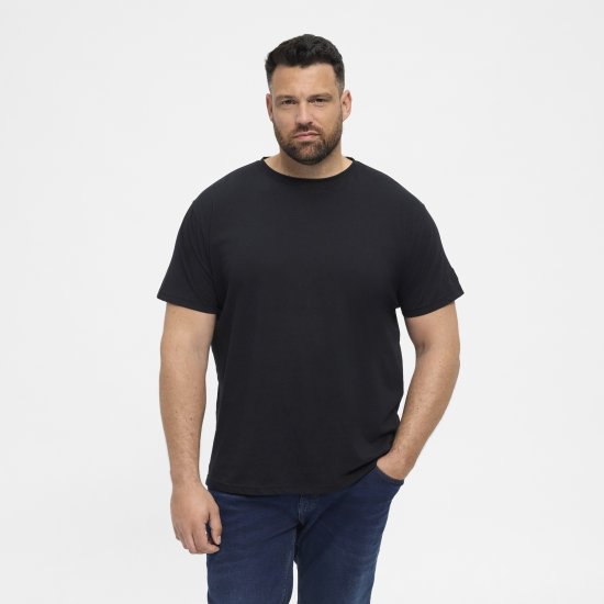 North Latitude T-Shirt O-Neck Black TALL - TALL marškinėliai - Marškinėliai Aukštiems Vyrams
