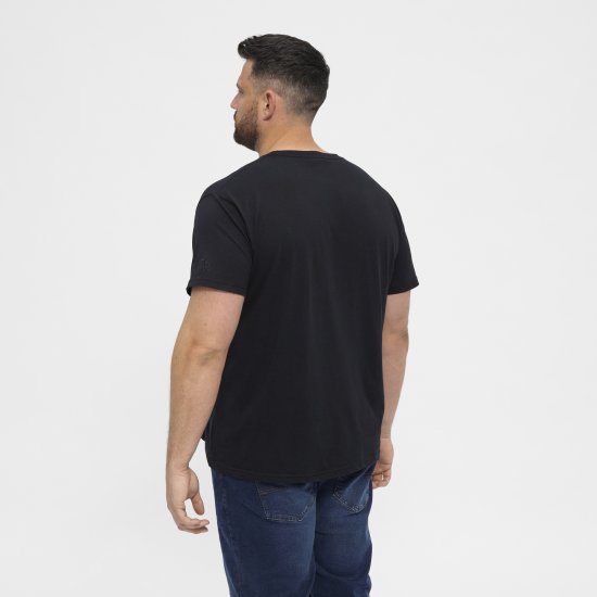 North Latitude T-Shirt O-Neck Black TALL - TALL marškinėliai - Marškinėliai Aukštiems Vyrams