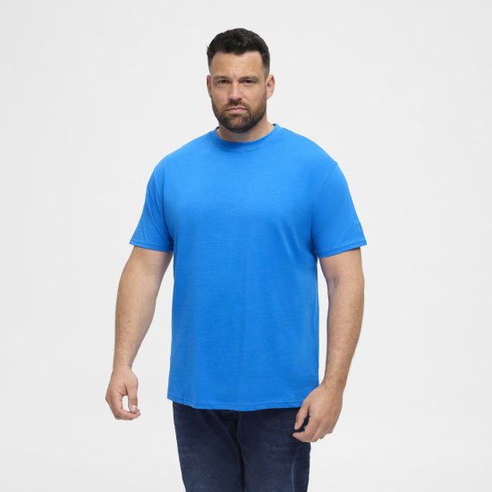 North Latitude T-Shirt O-Neck Cobolt Blue TALL - TALL marškinėliai - Marškinėliai Aukštiems Vyrams