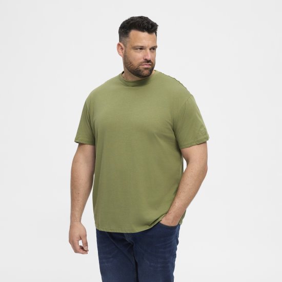 North Latitude T-Shirt O-Neck Olive Green TALL - TALL marškinėliai - Marškinėliai Aukštiems Vyrams