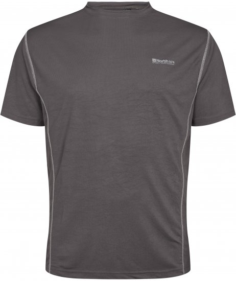 North Latitude T-Shirt Tech Grey TALL - VYRIŠKI DRABUŽIAI MT-6XLT - Drabužiai aukštiems vyrams