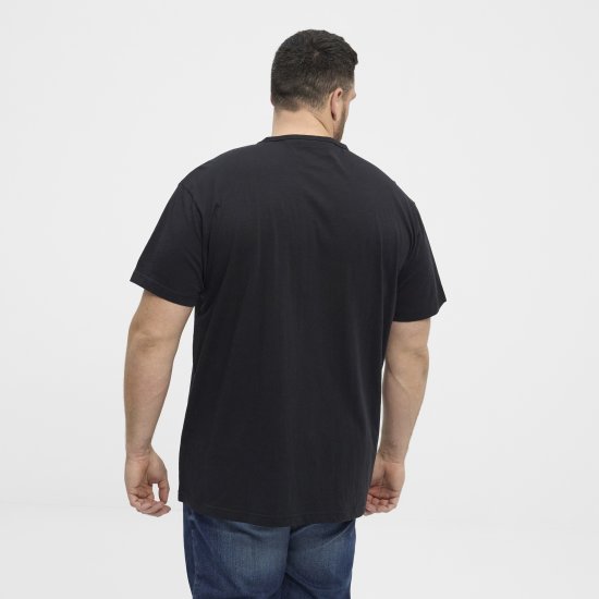 North Latitude Denim Printed Logo T-Shirt Black TALL - TALL marškinėliai - Marškinėliai Aukštiems Vyrams