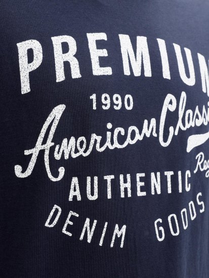 Jack & Jones Alex Marškinėliai Tamsiai Mėlyni - Marškinėliai - Marškinėliai - 2XL-14XL