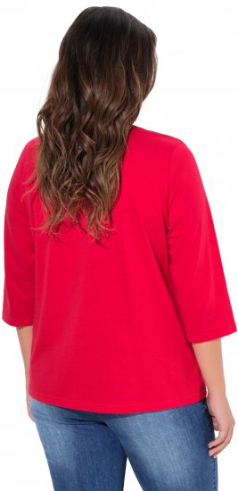 Ulla Popken City Name Graphic Tee Lychee - Spausdinti marškinėliai moterims - 