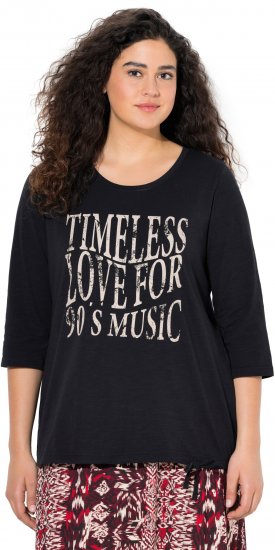 Ulla Popken Timeless Love 3/4 Sleeve Graphic Tee - Marškinėliai - 