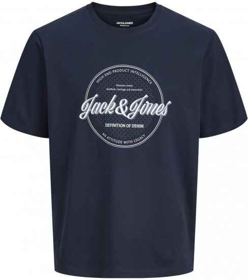 Jack & Jones Dover Denim O-Neck T-Shirt Blue - Marškinėliai - Marškinėliai - 2XL-14XL