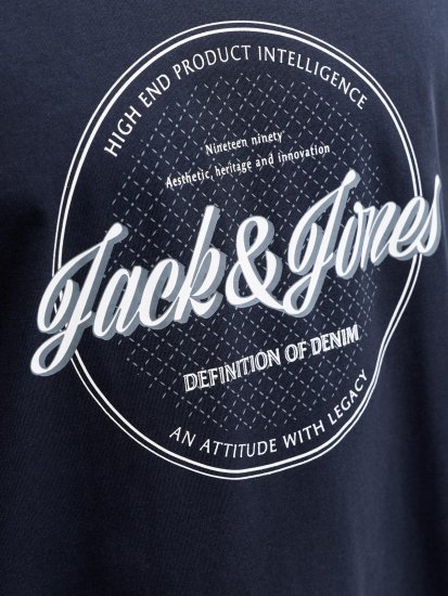 Jack & Jones Dover Denim O-Neck T-Shirt Blue - Marškinėliai - Marškinėliai - 2XL-14XL