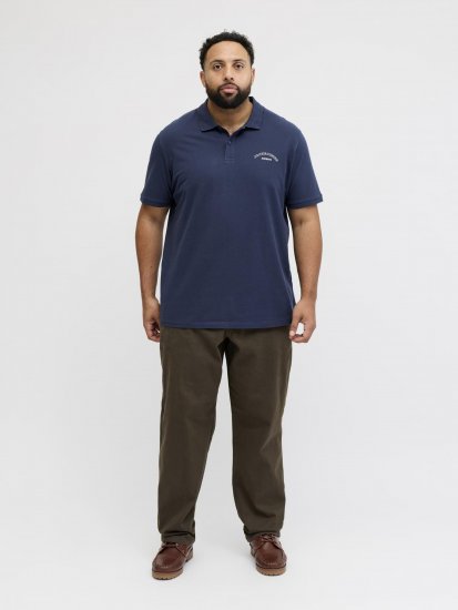 Jack & Jones College Logo Short Sleeve Polo Shirt Blue - Polo marškinėliai - Polo marškinėliai - 2XL-8XL