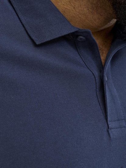 Jack & Jones College Logo Short Sleeve Polo Shirt Blue - Polo marškinėliai - Polo marškinėliai - 2XL-8XL