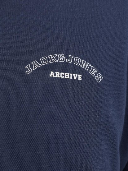 Jack & Jones College Logo Short Sleeve Polo Shirt Blue - Polo marškinėliai - Polo marškinėliai - 2XL-8XL