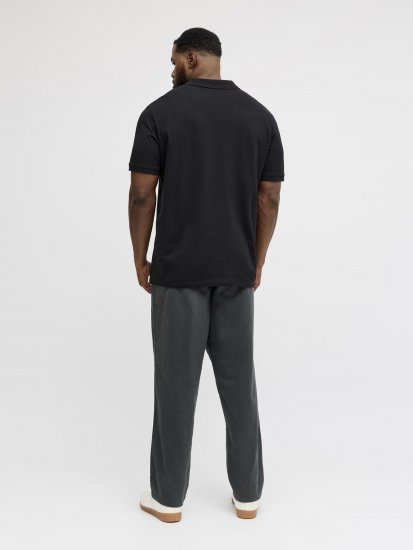 Jack & Jones College Logo Polo Short Sleeve Black - Polo marškinėliai - Polo marškinėliai - 2XL-8XL