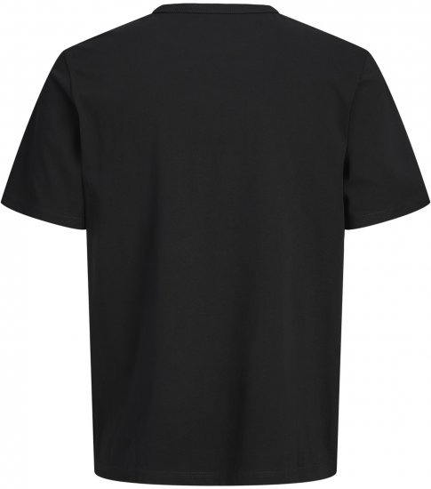 Jack & Jones College Logo Crew Neck T-Shirt Black - Marškinėliai - Marškinėliai - 2XL-14XL