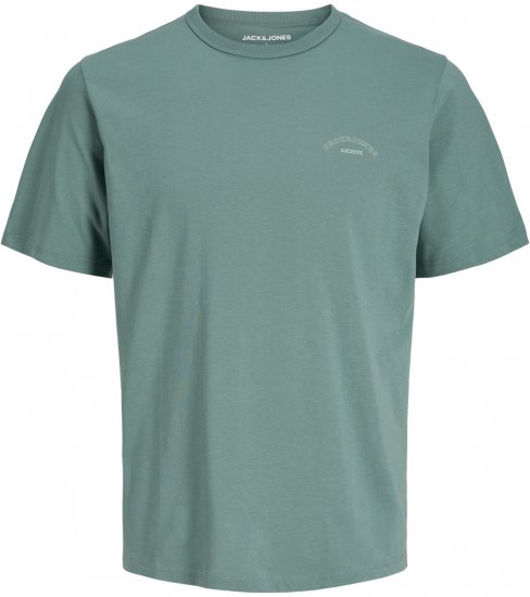 Jack & Jones College Logo Crew Neck T-Shirt Turquoise - Marškinėliai - Marškinėliai - 2XL-14XL