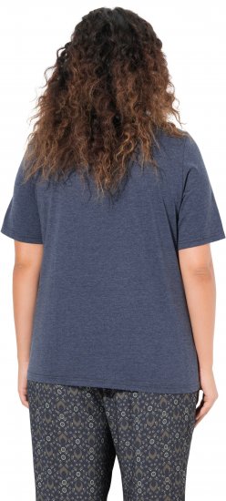 Ulla Popken Peacock Short Sleeve Graphic Tee - Spausdinti marškinėliai moterims - 