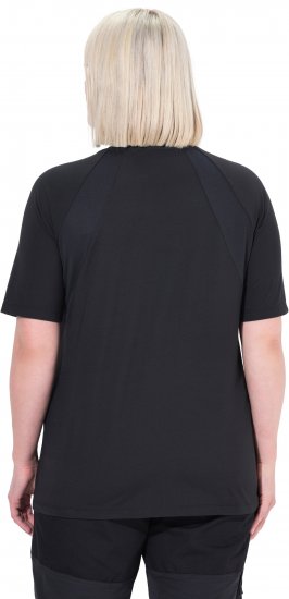 Ulla Popken Quick-Drying Short Sleeve T-Shirt Black - Marškinėliai - 