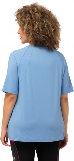 Ulla Popken Quick-Drying Short Sleeve T-Shirt Pale Blue - Marškinėliai - 