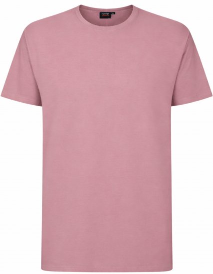 Espionage T015 Plain T-Shirt Pink - Marškinėliai - Marškinėliai - 2XL-14XL
