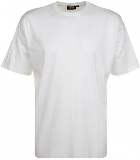 Espionage T015 Plain T-Shirt White - Didelių dydžių vyriški marškinėliai be spaudinių - Didelių dydžių vyriški marškinėliai be spaudinių