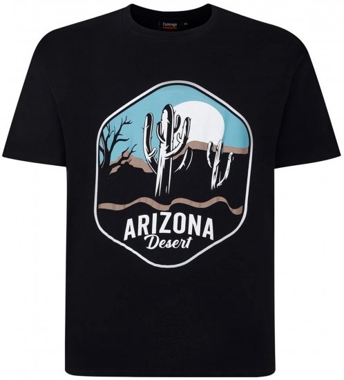 Espionage T421 Arizona T-Shirt Black - Marškinėliai - Marškinėliai - 2XL-14XL