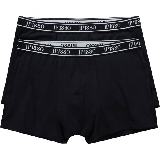 JP1880 Boxershorts Flexnamic 2-Pack Black - Apatinis trikotažas ir plaukimo apranga - Apatinis trikotažas - 2XL-8XL