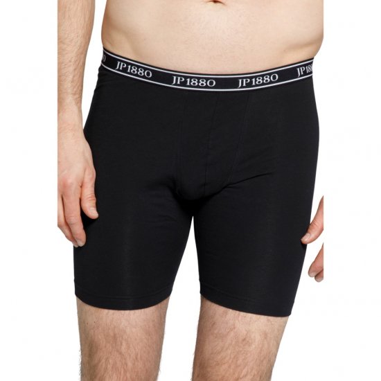 JP1880 Boxers Flexnamic OEKO-TEX Long Black - Apatinis trikotažas ir plaukimo apranga - Apatinis trikotažas - 2XL-8XL