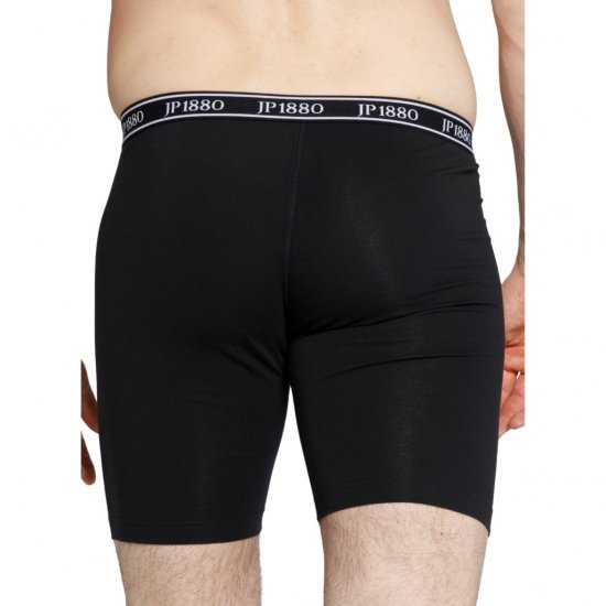 JP1880 Boxers Flexnamic OEKO-TEX Long Black - Apatinis trikotažas ir plaukimo apranga - Apatinis trikotažas - 2XL-8XL