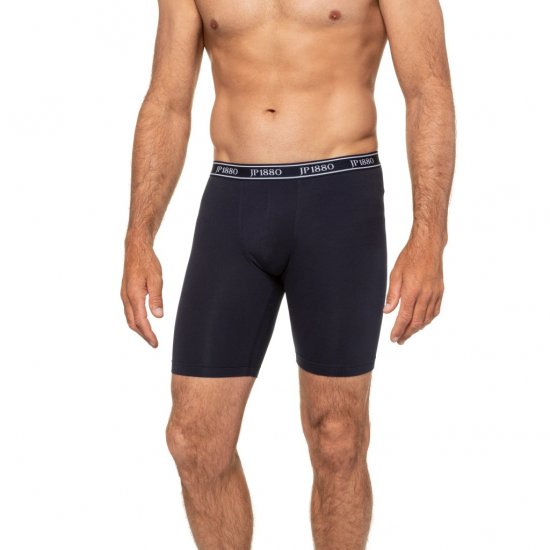 JP1880 Boxers Long OEKO-TEX Flexnamic Navy - Apatinis trikotažas ir plaukimo apranga - Apatinis trikotažas - 2XL-8XL