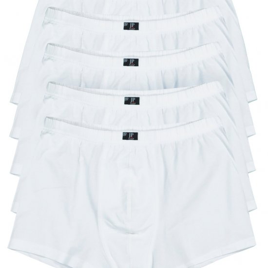 JP1880 Boxershorts OEKO-TEX 5-Pack White - Apatinis trikotažas ir plaukimo apranga - Apatinis trikotažas - 2XL-8XL