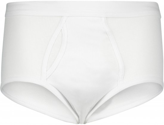 Adamo Prestige Briefs Double Ribbed White - Apatinis trikotažas ir plaukimo apranga - Apatinis trikotažas - 2XL-8XL
